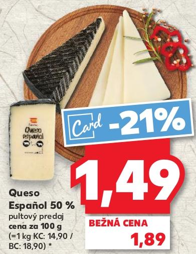 Queso Español 50 %