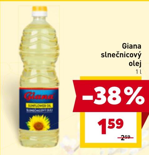 slnečnicový olej