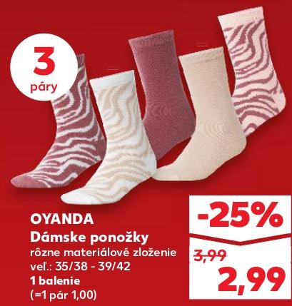 Dámske ponožky