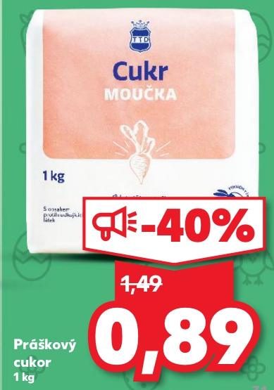 Práškový cukor