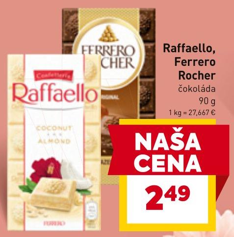 Raffaello, Ferrero Rocher čokoláda