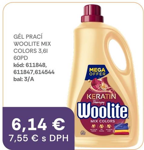 GÉL PRACÍ WOOLITE MIX COLORS