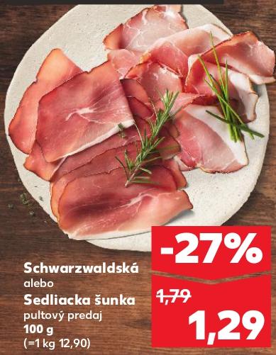 Schwarzwaldská alebo Sedliacka šunka
