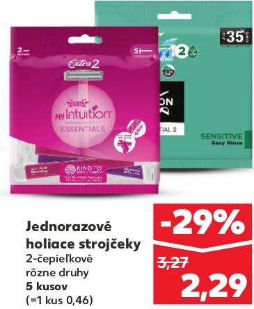 Jednorazové holiace strojčeky