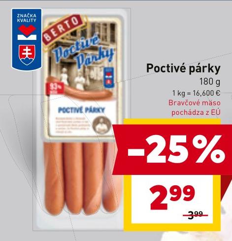 Poctivé párky