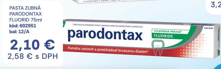 Pasta zubná Parodontax Fluorid