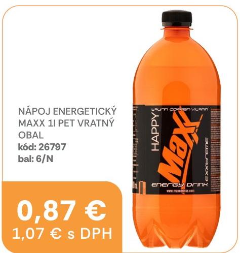 Nápoj energetický Maxx