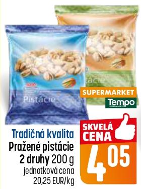 Pražené pistácie