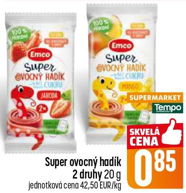 Super ovocný hadík