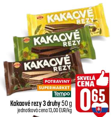Kakaové rezy