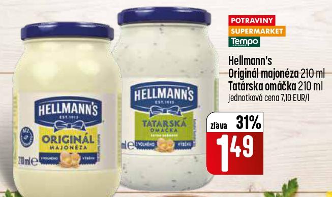 Originál majonéza / Tatárska omáčka