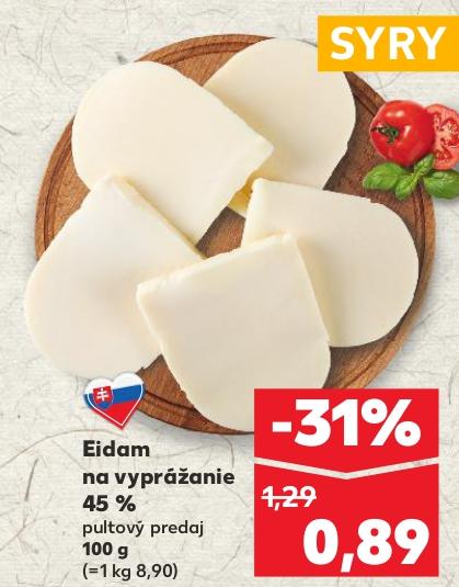 Eidam na vyprážanie 45 %
