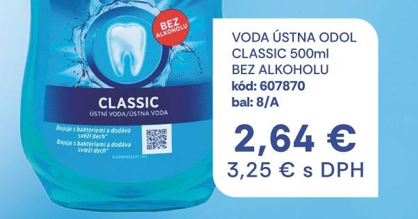 Voda ústna Odol Classic bez alkoholu