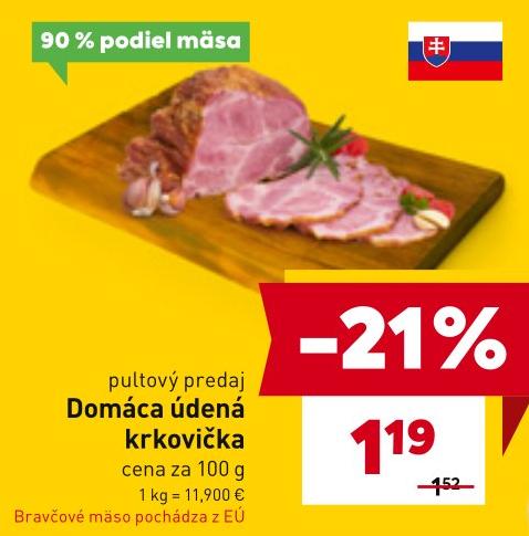 Domáca údená krkovička