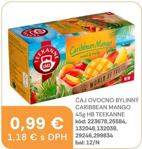 ČAJ OVOCNO BYLINNÝ CARIBBEAN MANGO