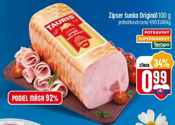 Zipser šunka Originál