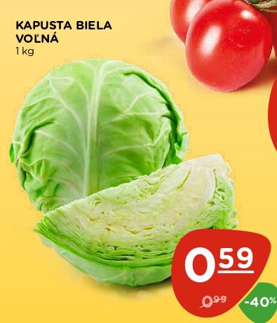 Kapusta biela voľná