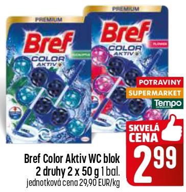 Bref Color Aktiv WC blok