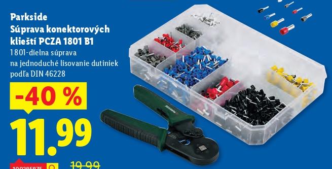 Súprava konektorových klieští PCZA 1801 B1