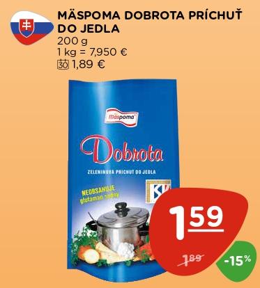 Dobrota príchuť do jedla