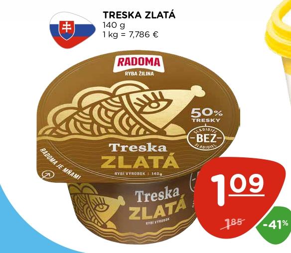 Treska zlatá