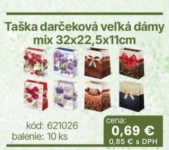 Taška darčeková veľká dámy mix