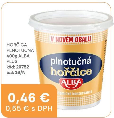 Horčica plnotučná