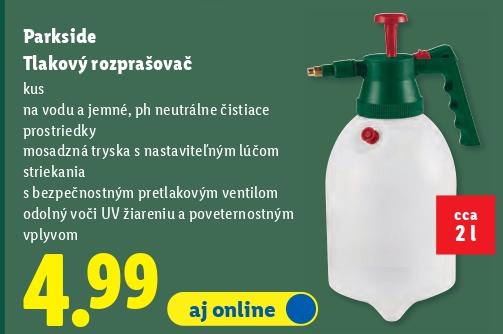 Tlakový rozprašovač