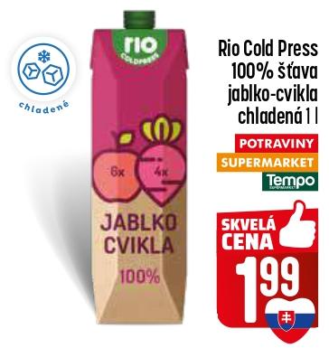 Cold Press 100% šťava jablko-cvikla chladená