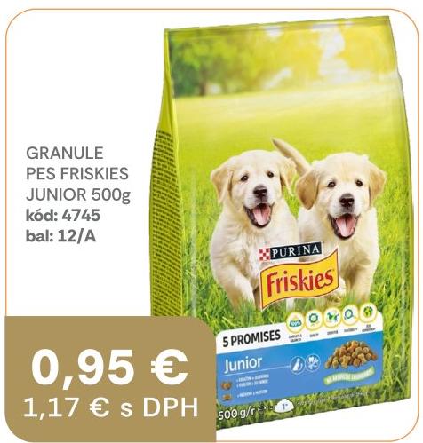 Granule pes Friskies Junior