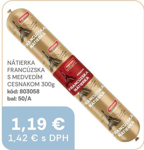 Nátierka francúzska s medvedím cesnakom