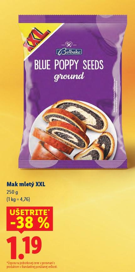 Mak mletý XXL