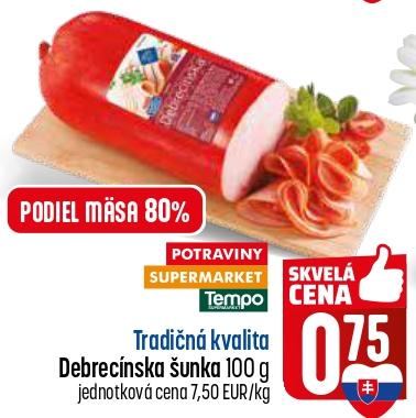 Debrecínska šunka