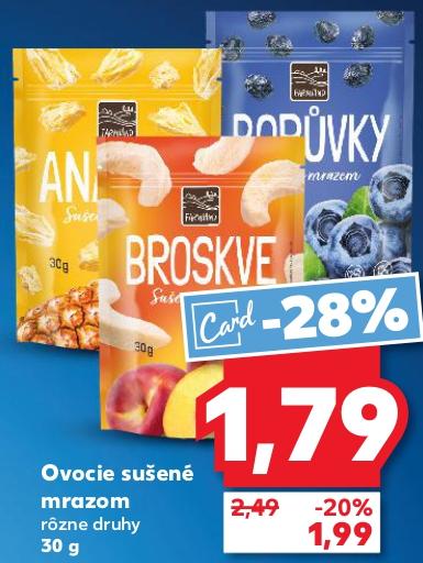 Ovocie sušené mrazom