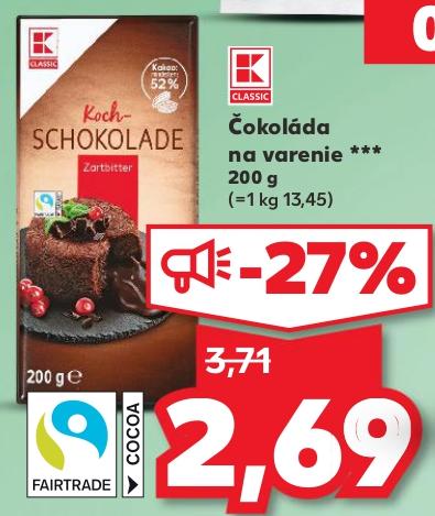 Čokoláda na varenie