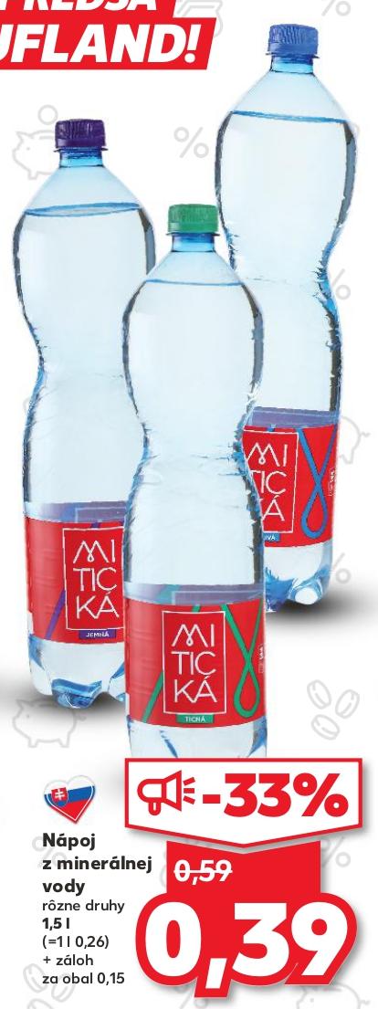 Nápoj z minerálnej vody
