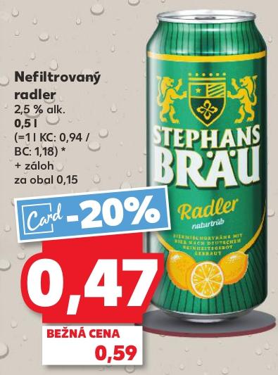 Nefiltrovaný radler