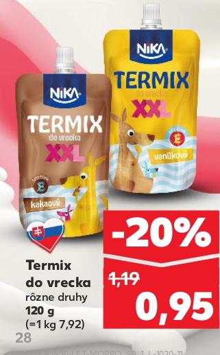 Termix do vrecka XXL