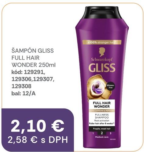 Šampón Gliss Full Hair Wonder