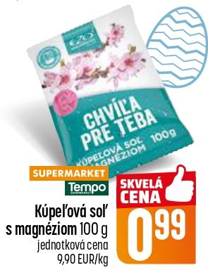Kúpeľová soľ s magnéziom
