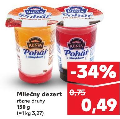 Mliečny dezert
