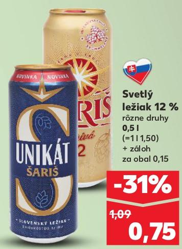 Svetlý ležiak 12 %