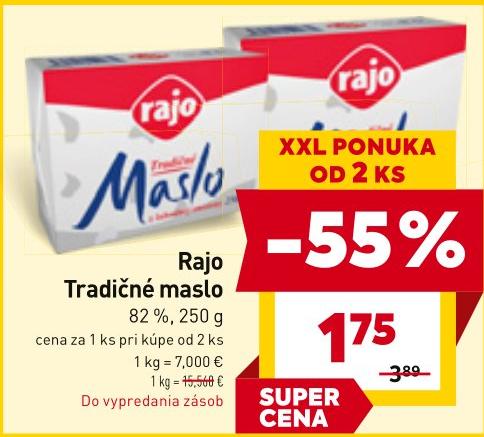 Tradičné maslo