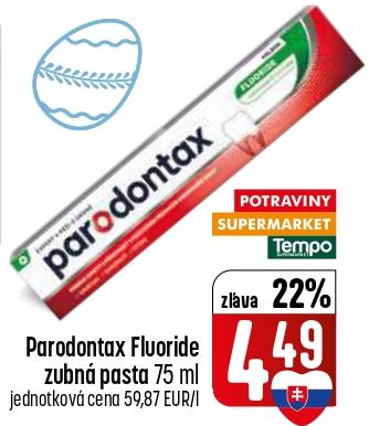 Fluoride zubná pasta
