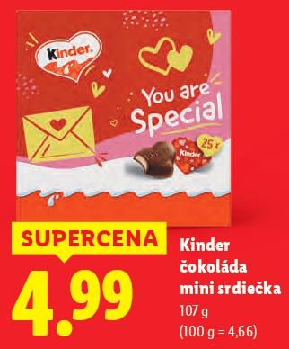 čokoláda mini srdiečka