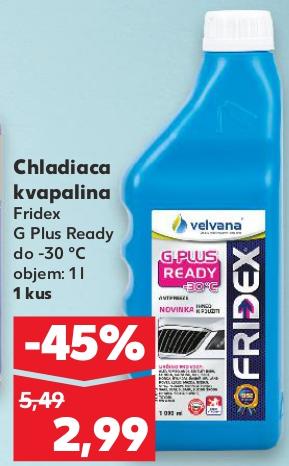 Chladiaca kvapalina Fridex G Plus Ready