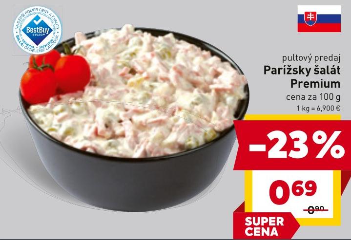 Parížsky šalát Premium