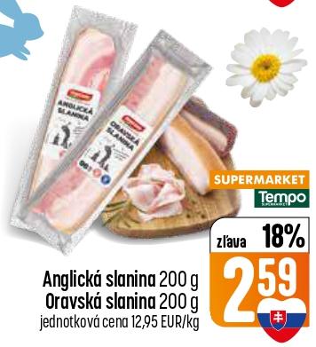 Anglická slanina / Oravská slanina