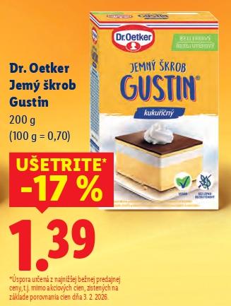 Jemný škrob Gustin