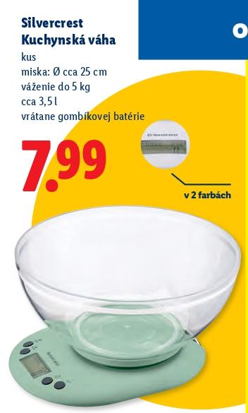 Kuchynská váha